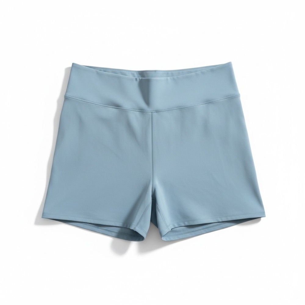 Girlfriend Collective High Rise Bike Shorts Blue Recycled Polyester Spandex 6XL